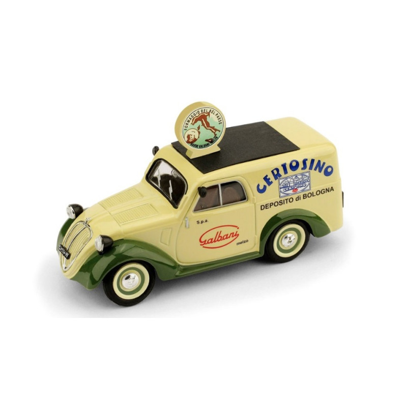 1:43 Brumm Fiat 500B Furgone 1950 Galbani