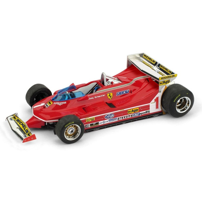 1:43 Brumm Ferrari 312 T5 Jody Scheckter 1980 N1 Monaco GP