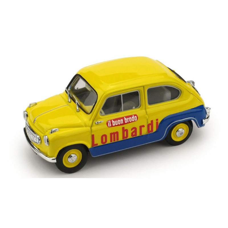 1:43 Brumm Fiat 600 1.a Serie Veicolo Commerciale Brodo Lombardi