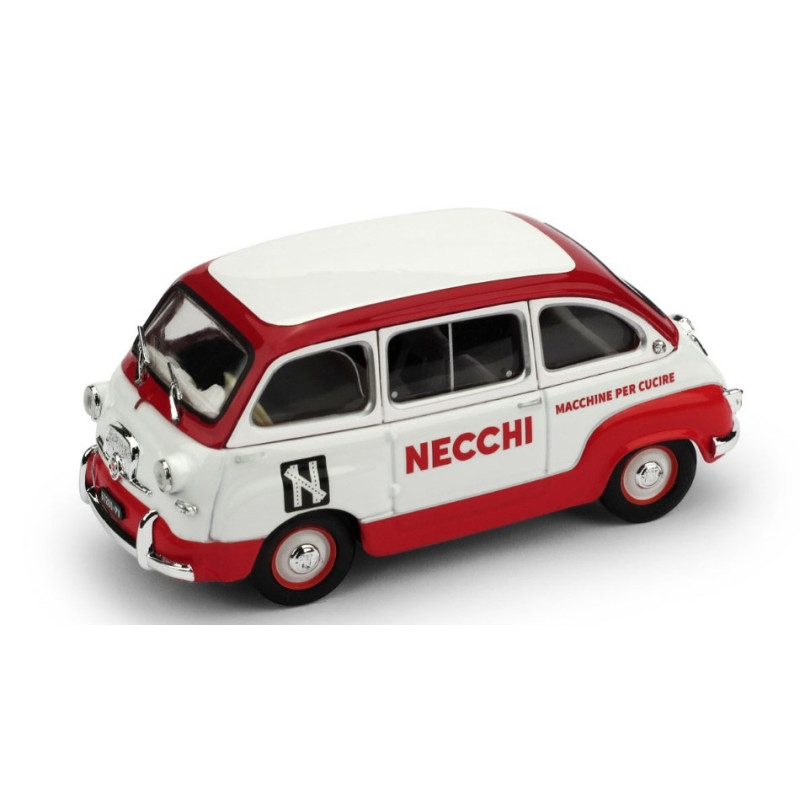 1:43 Brumm Fiat 600 Multipla 1960 Macchine DA Cucire Necchi