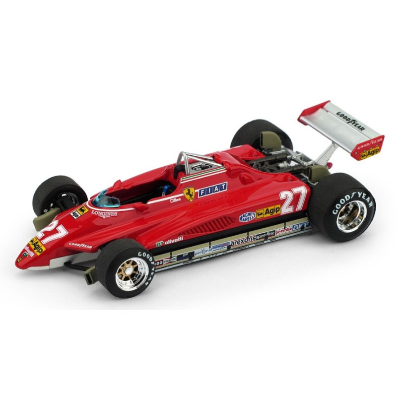 1:43 Brumm Ferrari 126 C2 G.villeneuve 1982 N27 Brazil GP  LIM.250