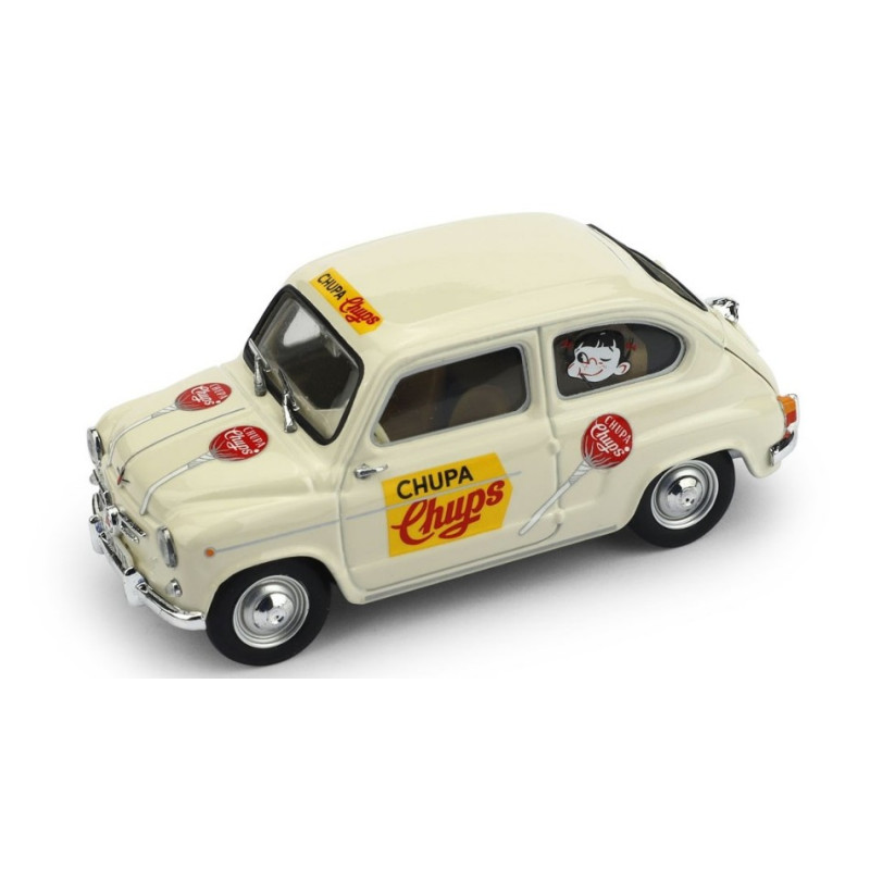 1:43 Brumm Seat 600D Commerciale Chupa Chups 1960