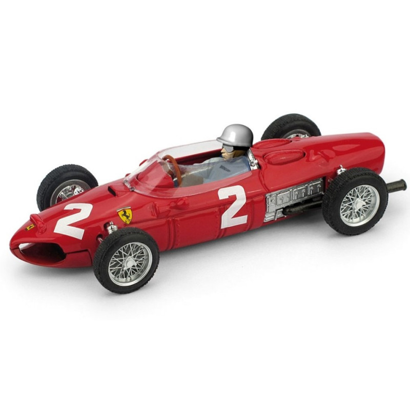 1:43 Brumm Ferrari 156 F1 P.hill 1961 N2 Winner Italy GP World Champion W/pil.