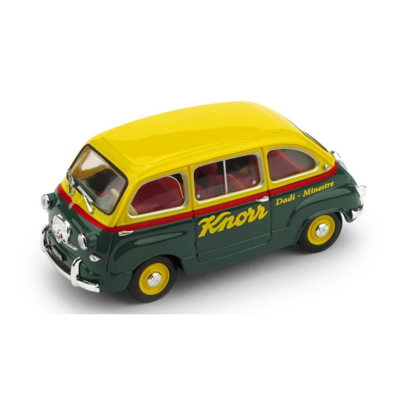 1:43 Brumm Fiat 600 Multipla Veicolo Commerciale Brodo Knorr 1956