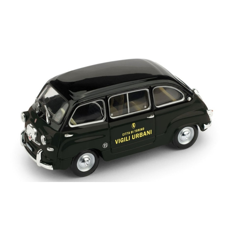 1:43 Brumm Fiat 600 Multipla 1956 Vigili Urbani Torino