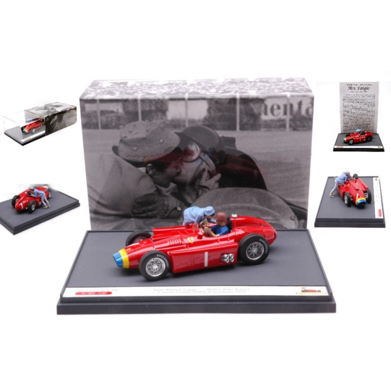 1:43 Balocco Ferrari D50 N1 J.m.fangio 1956 Winner German Beba's Kiss LIM.100