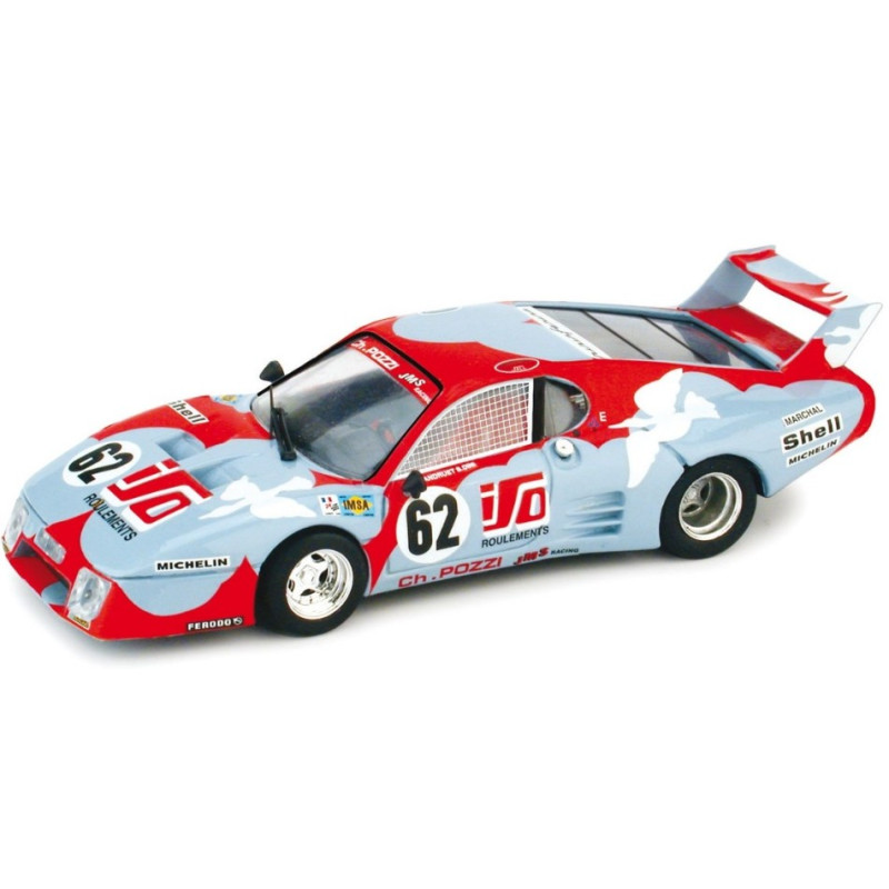 1:43 Brumm Ferrari 512 BB Scuderia Pozzi LM 1979 (decals x N62 E 63)