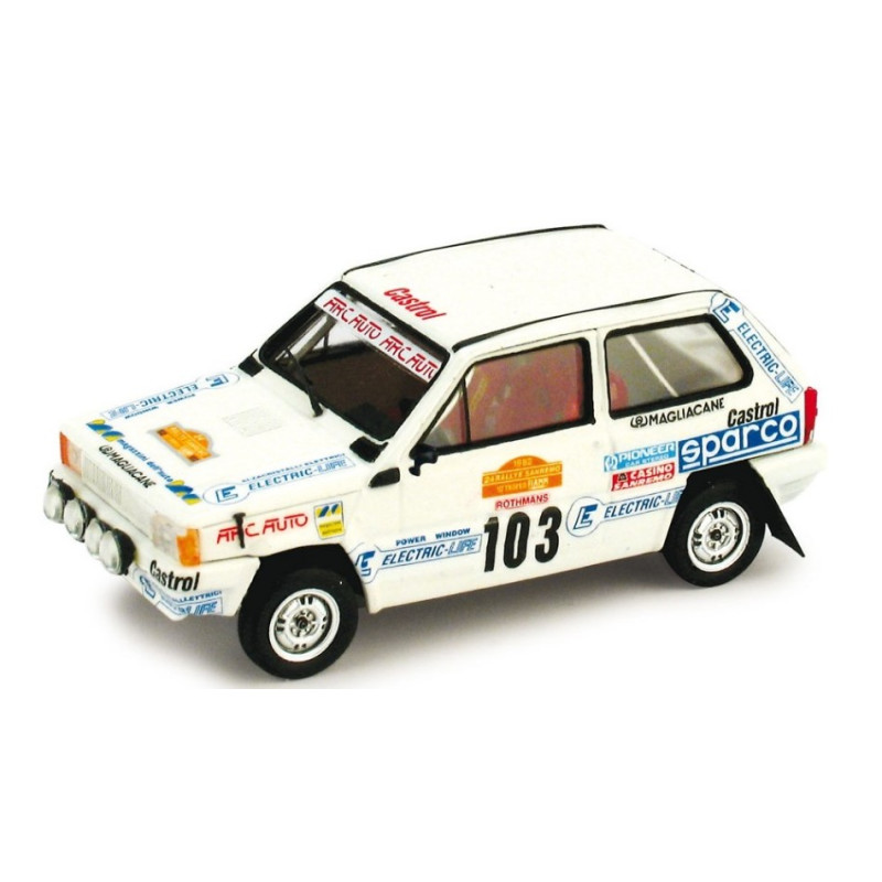 1:43 Brumm Fiat Panda Gr.a N103 Rally Sanremo 1982 C.galliano g.biondi