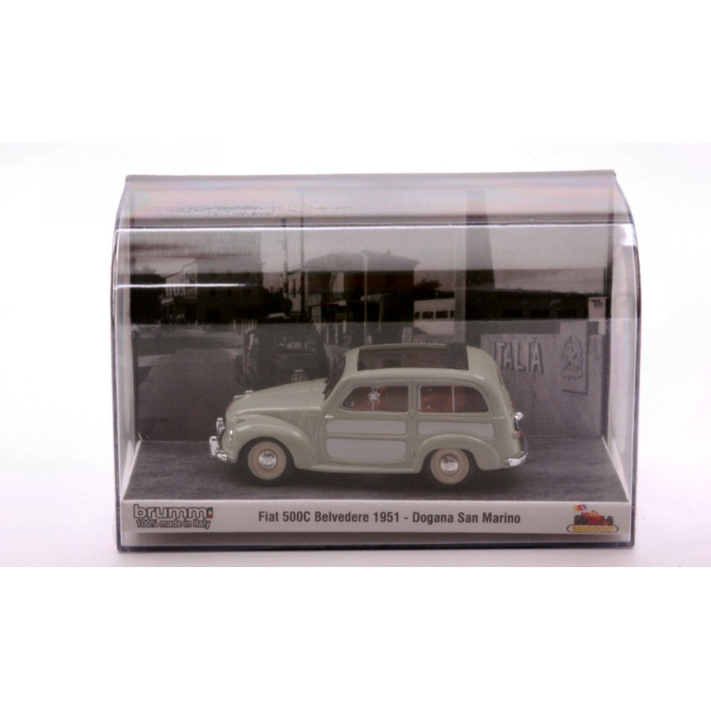 1:43 Brumm Fiat 500C Belvedere Dogana DI SAN Marino