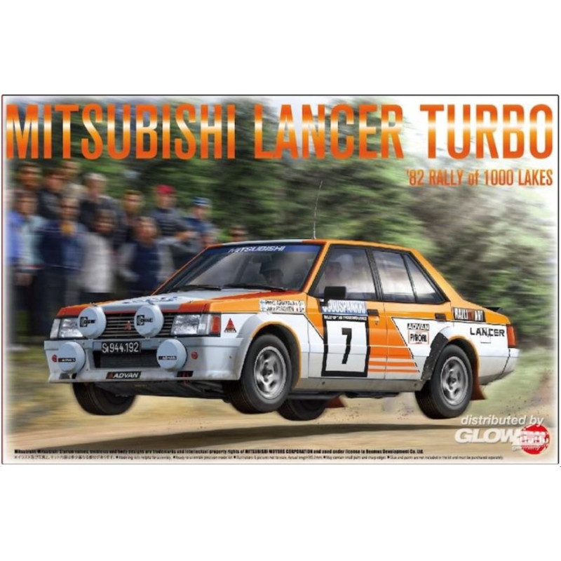 1:24 Beemax Mitsubishi Lancer Turbo Rally 1000 Lakes 1982 KIT