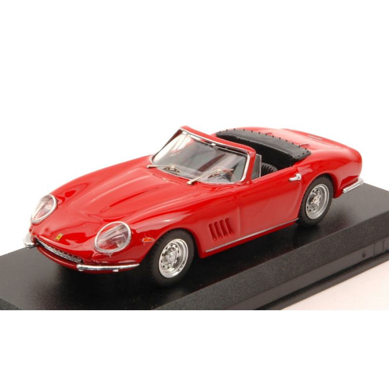 1:43 Best Model Ferrari 275 GTB/4 Spider 1966 Rosso