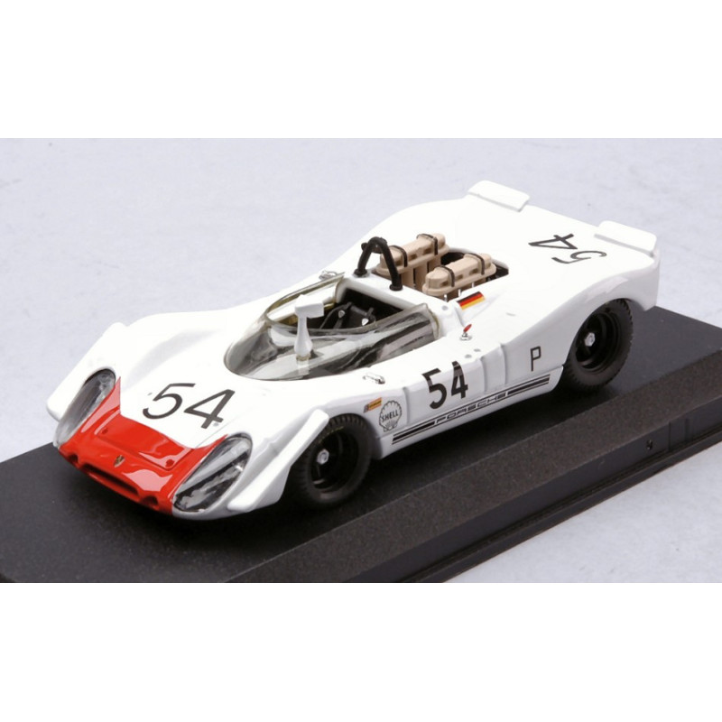 1:43 Best Model Porsche 908/02 N54 6 H Brands Hatch 1969 Mitter schutz