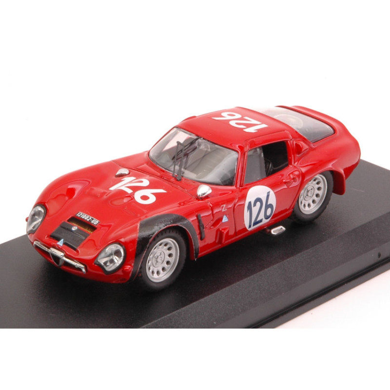 1:43 Best Model Alfa Romeo TZ2 N126 4th Targa Florio 1966 E.pinto n.todaro