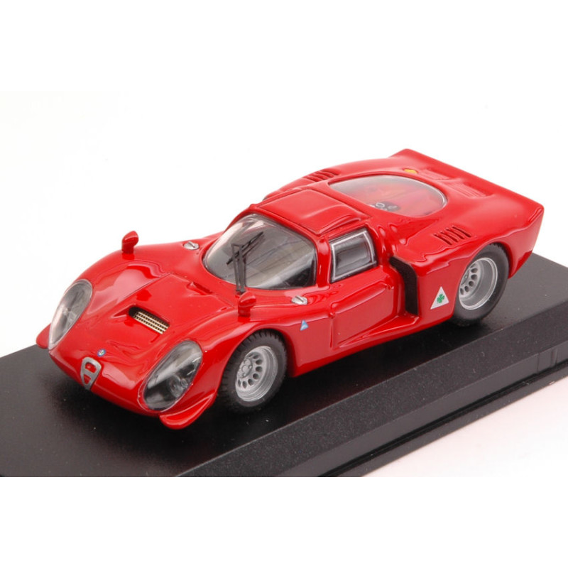 1:43 Best Model Alfa Romeo 33.2 Prova 1968 Rosso