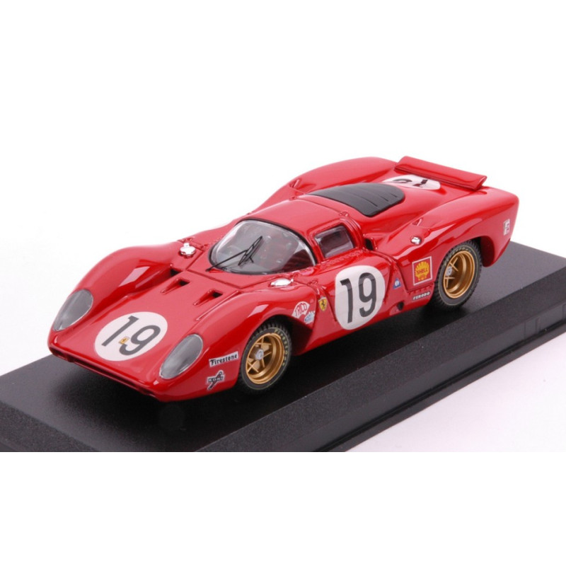 1:43 Best Model Ferrari 312P Coupe' N19 LM 1969 Amon schetty