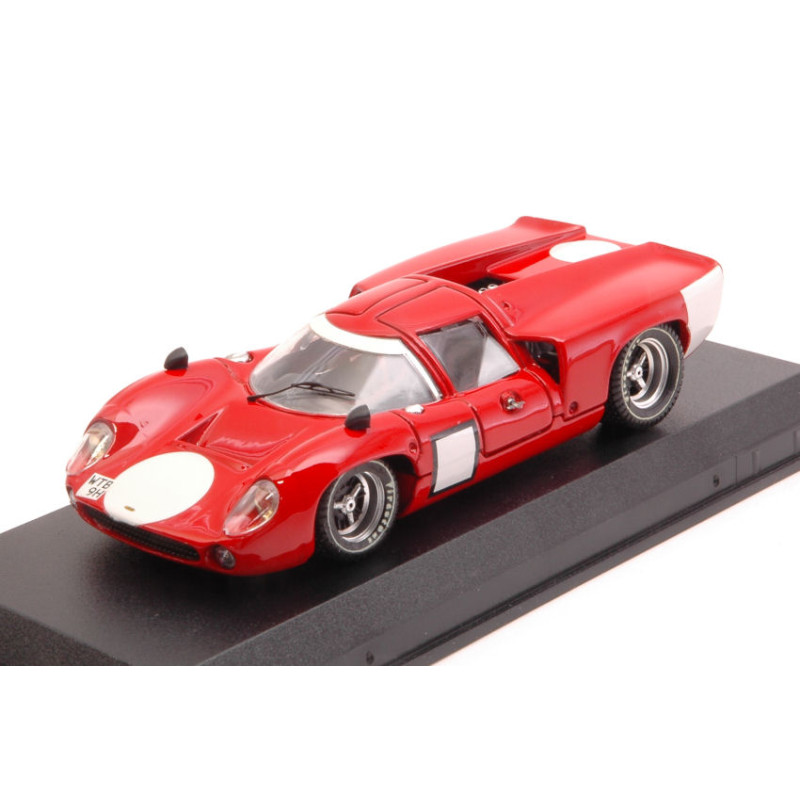 1:43 Best Model Lola T 70 Coupe  1967 Prova Rosso