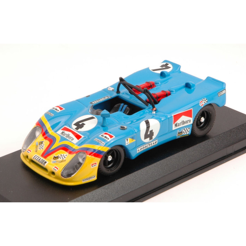 1:43 Best Model Porsche 908/2 Flunder N4 7th LM 1973 G.ortega f.merello