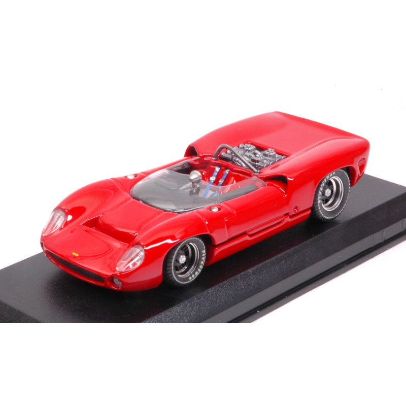 1:43 Best Model Lola T70 Spyder Prova 1965 Rosso