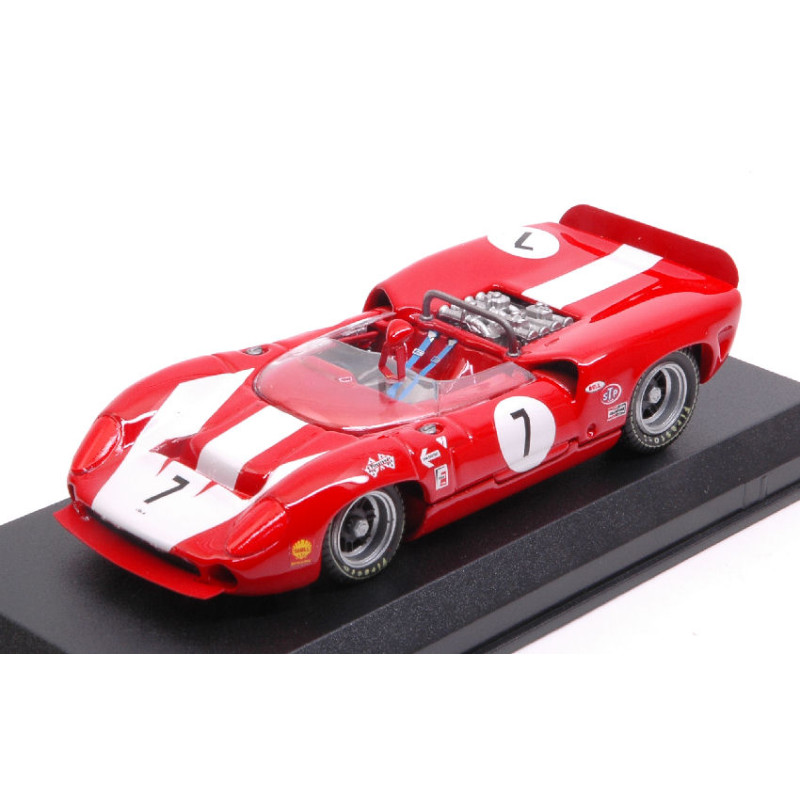 1:43 Best Model Lola T70 Spyder N7 Winner Can am Riverside 1966 J.surtees