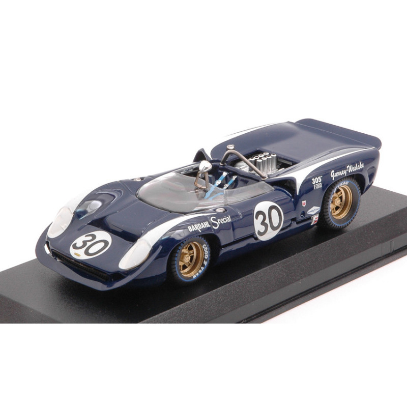 1:43 Best Model Lola T70 Spyder N30 Winner Bridgehampton 1966 D.gurney