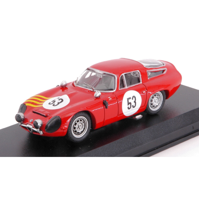 1:43 Best Model Alfa Romeo TZ 1 N53 13th (winner Cl.) Sebring 1964 Stoddard caser