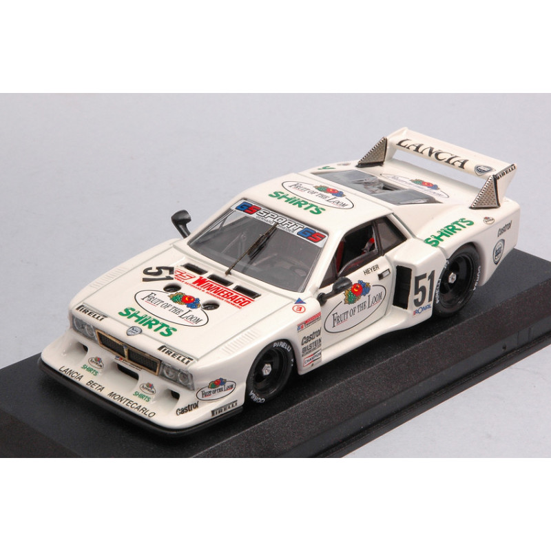 1:43 Best Model Lancia Beta Montecarlo N51 2nd Zolder 1980 H.heier