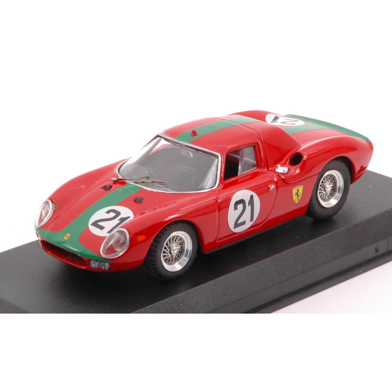 1:43 Best Model Ferrari 250 LM N21 8th Monza 1966 DE Siebenthal pleixinho