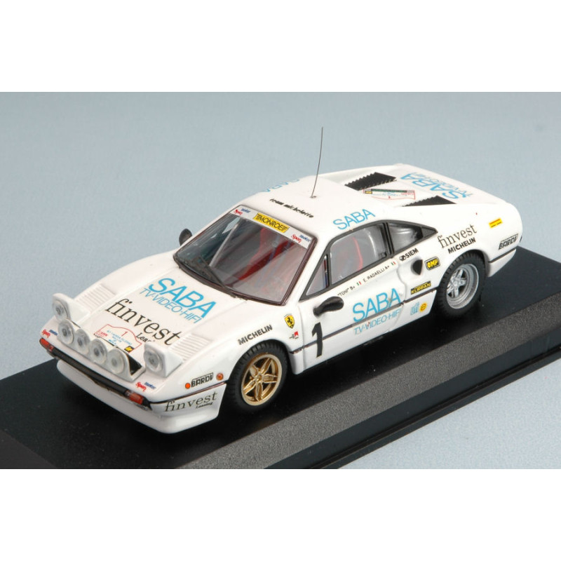 1:43 Best Model Ferrari 308 GTB N1 Targa Florio 1983 Tony radaelli