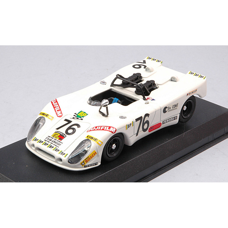 1:43 Best Model Porsche 908/2 Flunder N76 DNF LE Mans 1972 Lagniez touroul