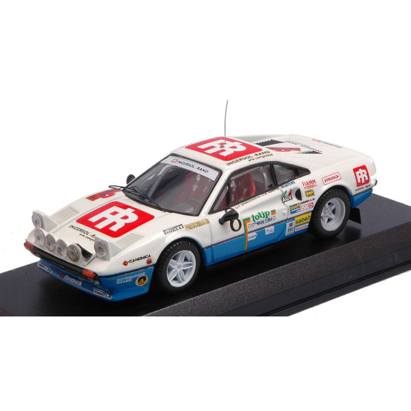 1:43 Best Model Ferrari 308 GTB N8 6th Rally Elba 1984 F.ormezzano m.aopacoi