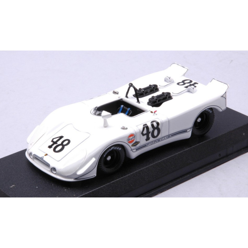 1:43 Best Model Porsche 908/02 Flunder N48 2nd 12 H Sebring 1970 MC Queen revson