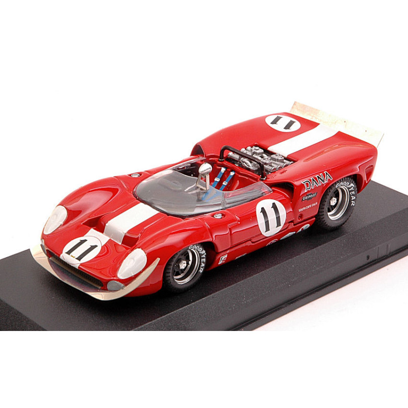 1:43 Best Model Lola T70 Spyder N11 Can am Laguna Seca 1967 L.motschenbacher