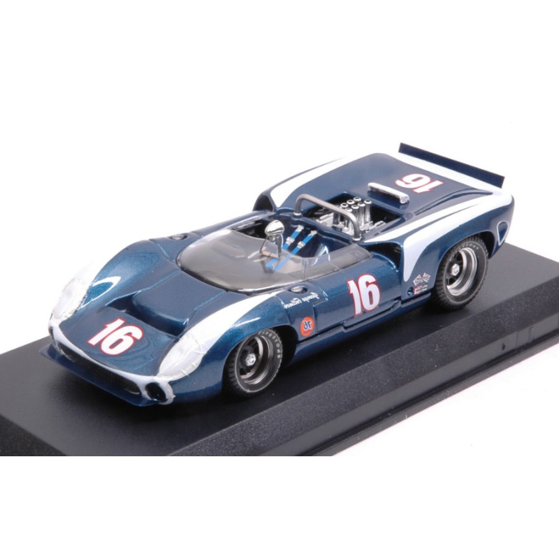 1:43 Best Model Lola T70 Spyder N16 6th Can am Riverside 1967 G.follmer