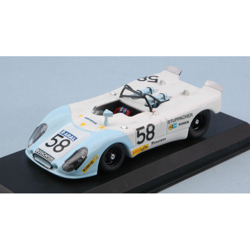 1:43 Best Model Porsche 908/02 N58 Accident LM 1972 W.roser o.stuppacher