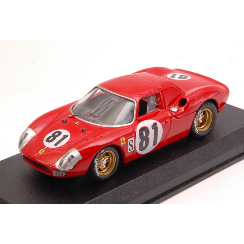 1:43 Best Model Ferrari 250 LM N81 Accident 24H Daytona 1968 Piper gregory