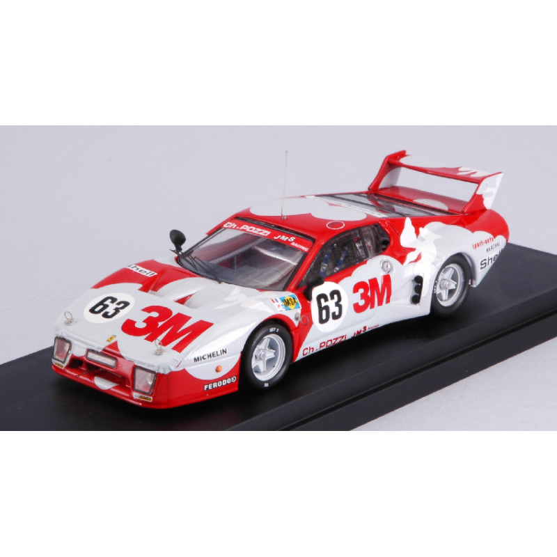 1:43 Best Model Ferrari 512 BB LM N63 Accident LM 1979 Leclere gregg ballot Lena