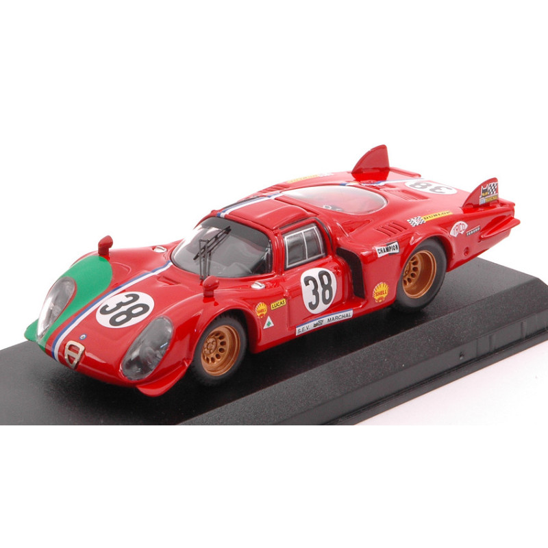 1:43 Best Model Alfa Romeo 33/2 N38 32th LM 1969 Gosselin bourgoigne