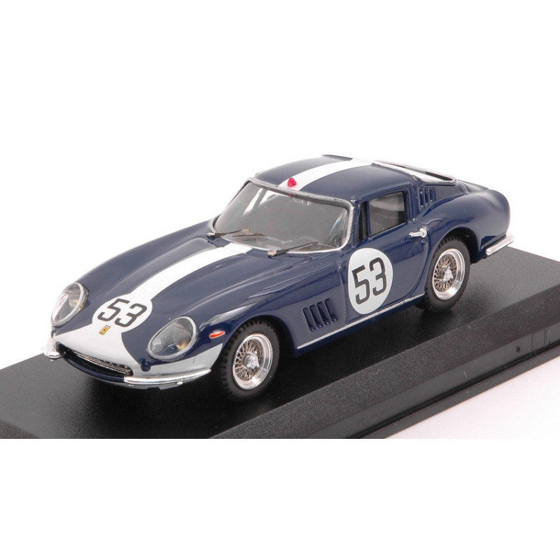 1:43 Best Model Ferrari 275 GTB N53 14th 1000 KM Monza 1967 Vestey gaspar