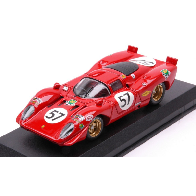 1:43 Best Model Ferrari 312 P Coupe' N57 LM 1970 Adamowicz parsons