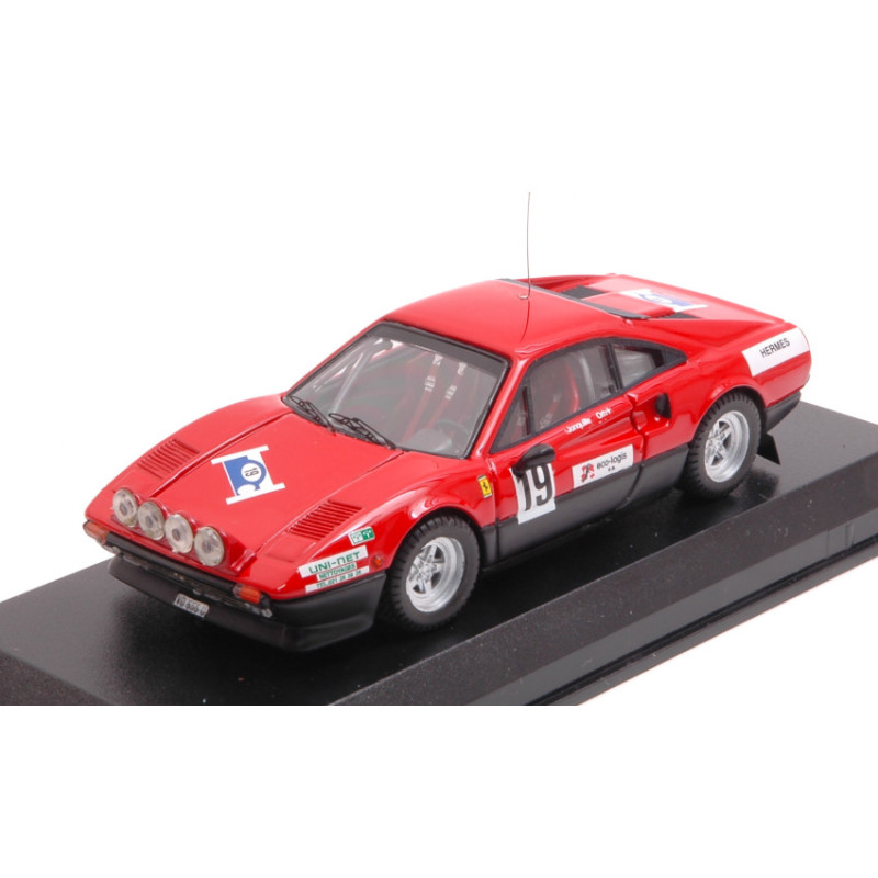 1:43 Best Model Ferrari 308 GTB N19 Rally St.cergue 1982 C.jaquillard