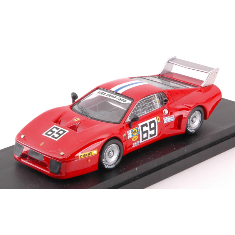 1:43 Best Model Ferrari 512 BB LM N69 36th 24H Daytona 1980 Henn dieudonne