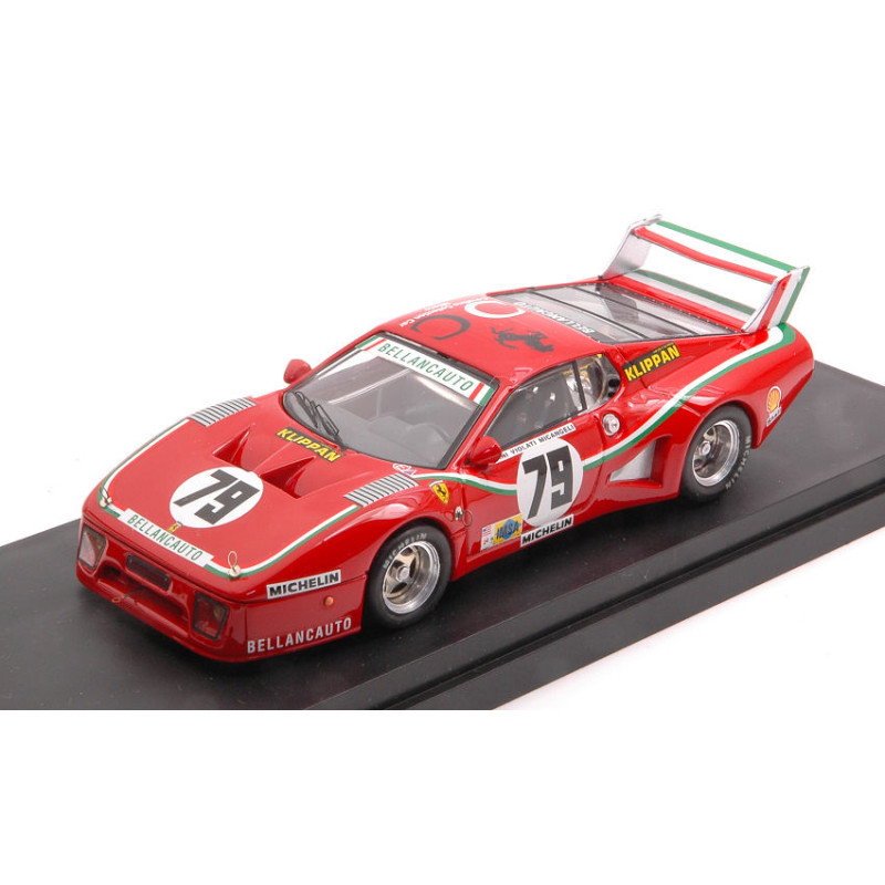 1:43 Best Model Ferrari 512 BB N79 Accident LM 1980 Dini violati micangeli