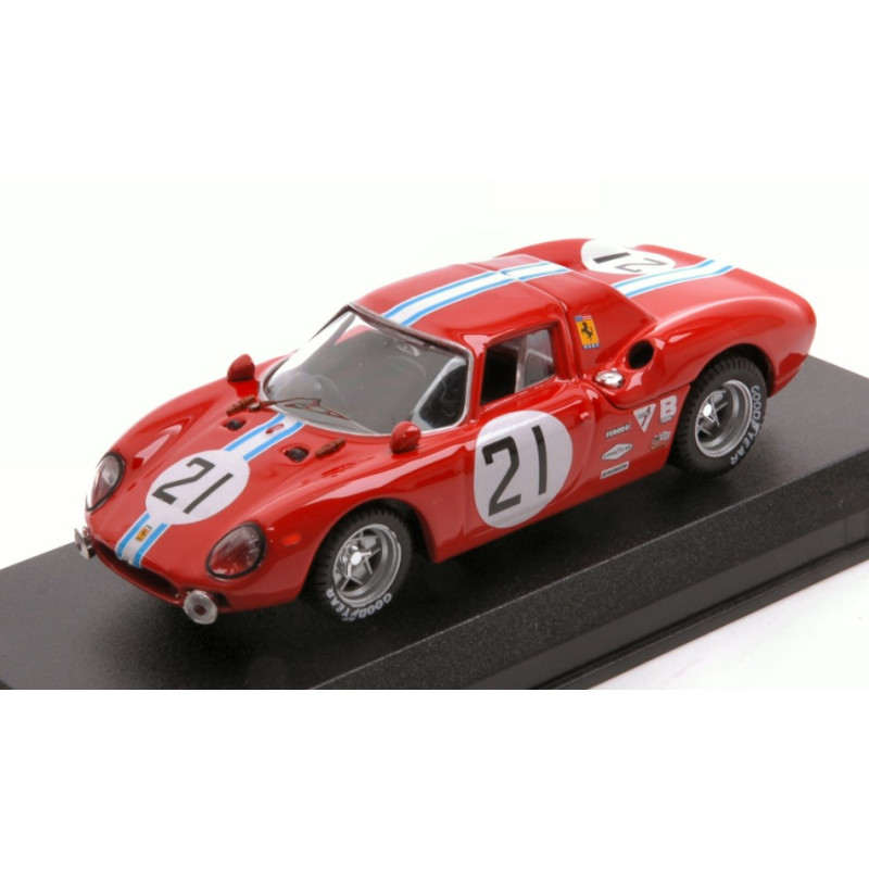 1:43 Best Model Ferrari 250 LM N21 7th Daytona 1970 Young chinetti JR.