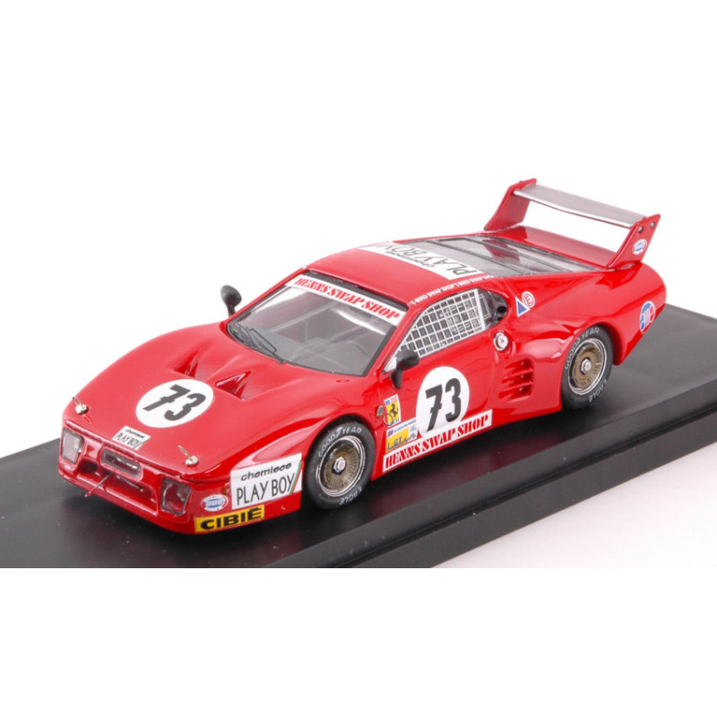 1:43 Best Model Ferrari 512 BB N73 49th LM 1982 Henn lanier morin