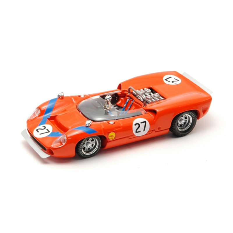 1:43 Best Model Lola T 70 Spyder N27 7th Fuji 1968 T.sakai