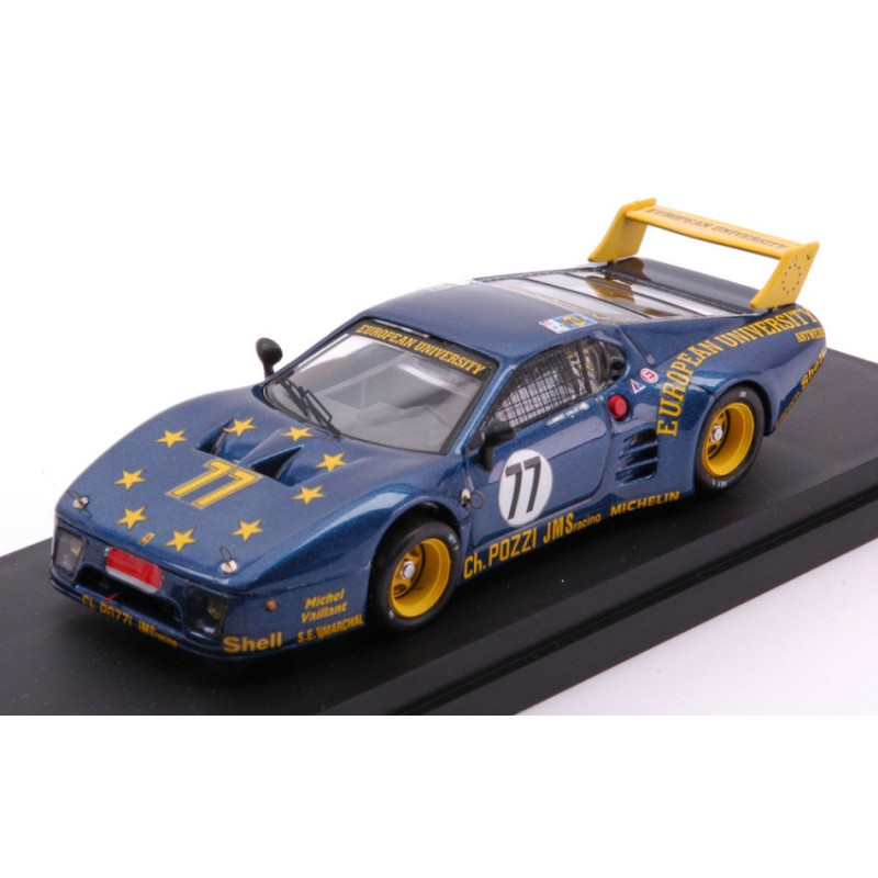 1:43 Best Model Ferrari 512 BB N77 DNF LM 1980 J.c.andruet c.ballot Lena