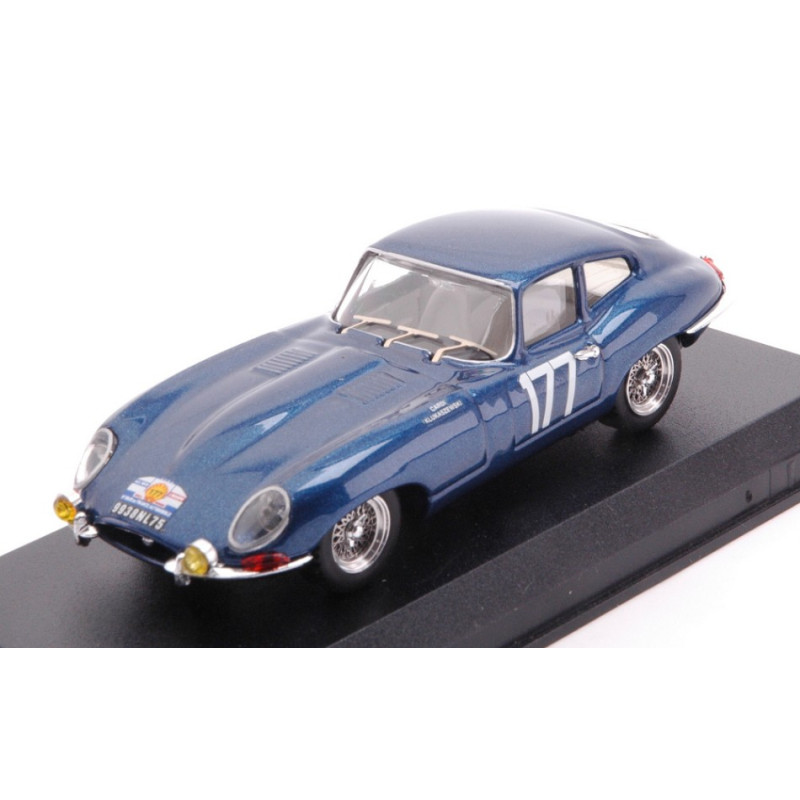 1:43 Best Model Jaguar E Coupe'  N177 DNF Tour D.france 1963 Cardi klukaszenwski