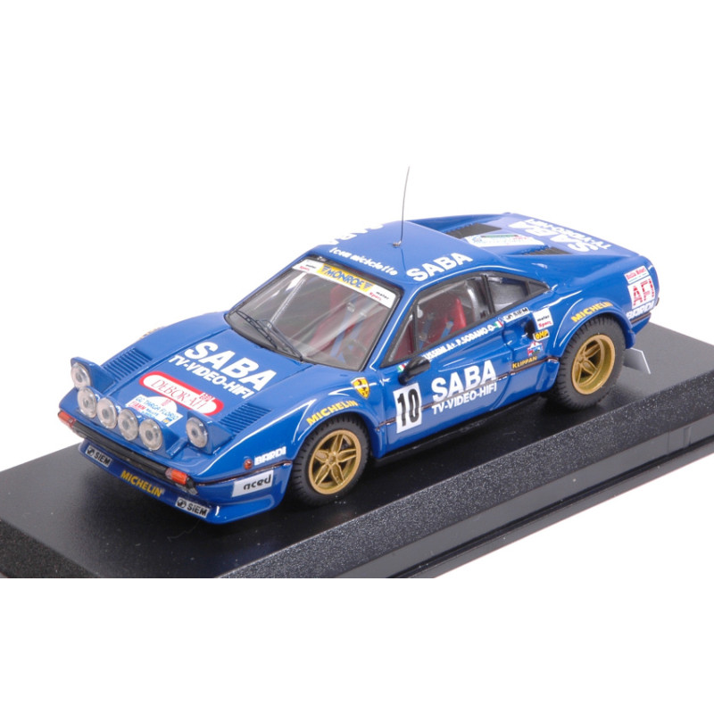 1:43 Best Model Ferrari 308 GTB N10 5th Targa FL0RIO 1983 Nbusseni p.sodano