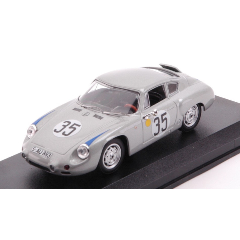 1:43 Best Model Porsche Abarth N35 12th LE Mans 1962 R.buchet h.schiller