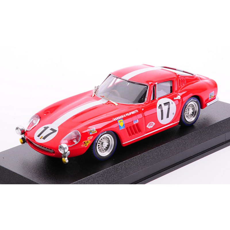 1:43 Best Model Ferrari 275 GTB N17 24H LE Mans 1968 J.rey c.haldi